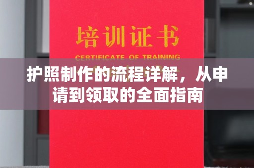 振兴护照制作的流程详解，从申请到领取的全面指南