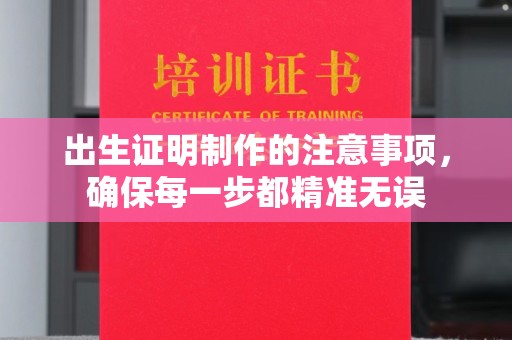 振兴出生证明制作的注意事项，确保每一步都精准无误