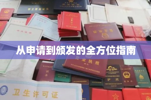 振兴从申请到颁发的全方位指南