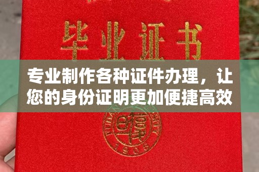 振兴专业制作各种证件办理，让您的身份证明更加便捷高效