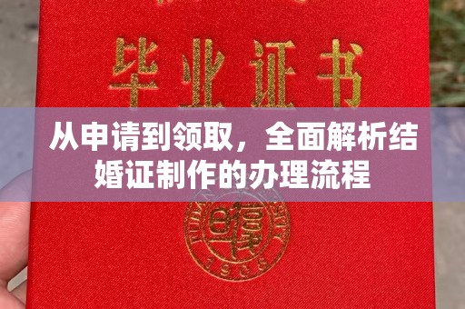 振兴从申请到领取，全面解析结婚证制作的办理流程