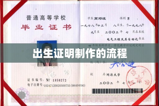 振兴出生证明制作的流程