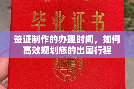 振兴签证制作的办理时间，如何高效规划您的出国行程