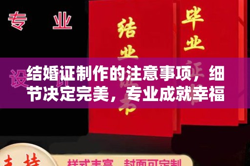 振兴结婚证制作的注意事项，细节决定完美，专业成就幸福