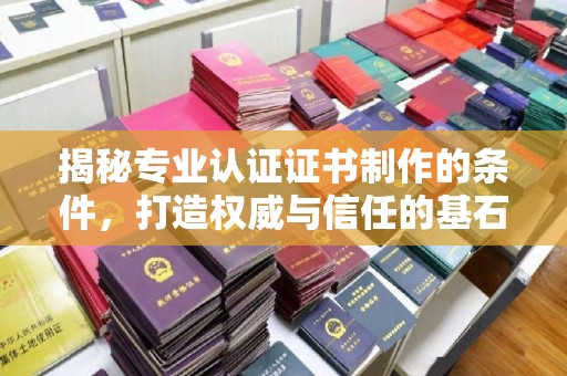 振兴揭秘专业认证证书制作的条件，打造权威与信任的基石