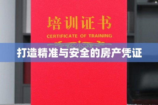 振兴打造精准与安全的房产凭证